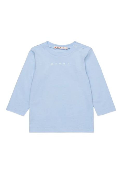 T-shirt con logo MARNI KIDS | M01529 M00RF0M855